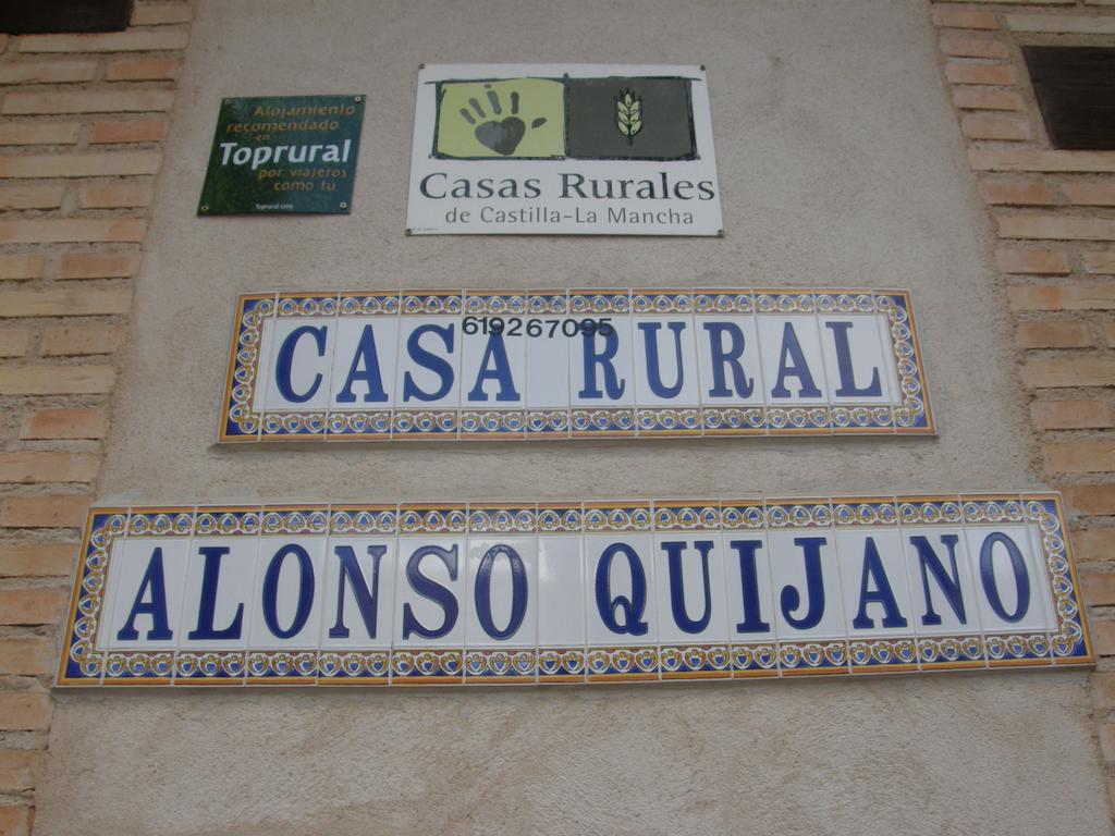 Casa Rural Alonso Quijano Argamasilla De Alba Exterior photo